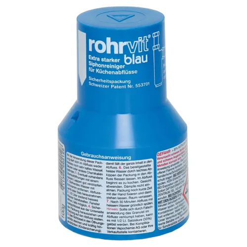 Original rohrvit, rohrvit Extra starker Siphonreiniger (100g)