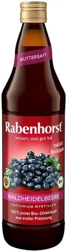 Rabenhorst, Rabenhorst Waldheidelbeere Muttersaft Bio (750ml)