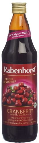 Rabenhorst, Rabenhorst Cranberry Muttersaft Bio (750ml)