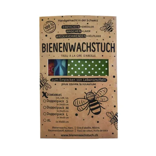 RapNika, RapNika Bienenwachstuch Starterset (3 Stk)