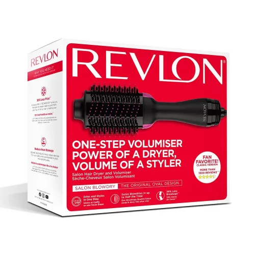 REVLON, Revlon - Warmluftbürste Salon One-Step, Schwarz
