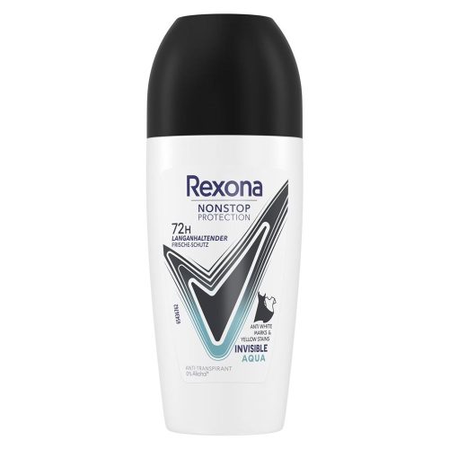Rexona, Rexona - Deo Roll-On, Nonstop Protection Invisible Aqua, 50 ml