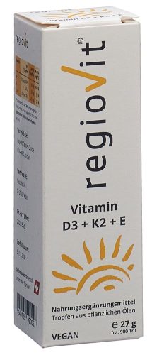 regiovit, regiovit Vitamin D3 + K2 + E Tropfen (27g)