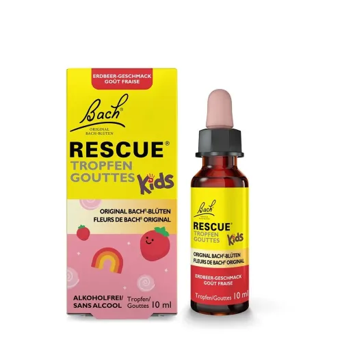 Bach-Blüten, Bach-Blüten Rescue Tropfen Kids Erdbeere (10ml)