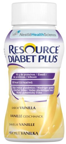 Resource, Resource Diabet plus Vanille (4x200ml)