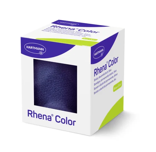 Rhena Color Elastische Binden 6cmx5m blau