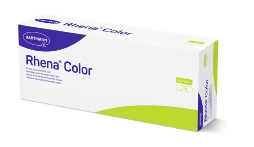Rhena Color Elastische Binden 6cmx5m rot 10 Stk