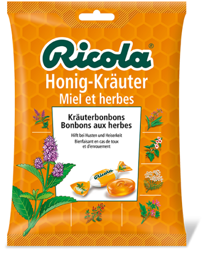 Ricola, Ricola Honig-Kräuter Bonbons (125g)