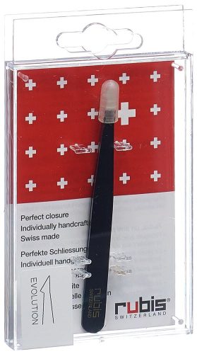 RUBIS, Rubis Pinzette evolution, schwarz, Inox