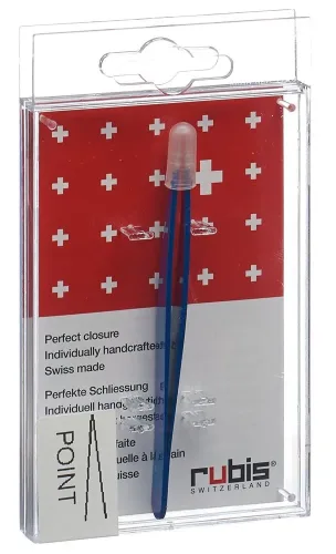 RUBIS, RUBIS Pinzette spitz blau Inox (1 Stk)
