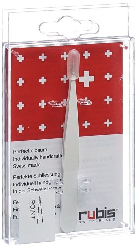 RUBIS, Rubis Pinzette spitz, Inox, weiss