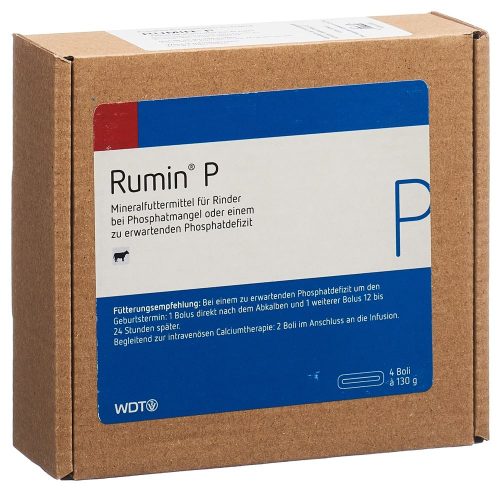 Streuli Tiergesundheit AG, WDT Rumin P Phosphorbolus für Rinder