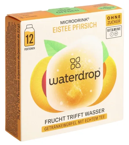 waterdrop, waterdrop Microdrink Eistee Pfirsich (12 Stk)