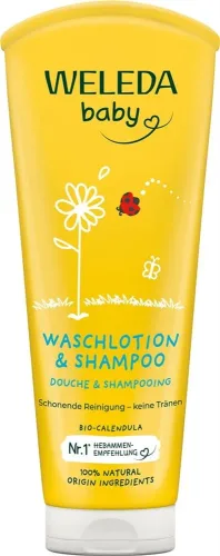 Weleda, Weleda Calendula Waschlotion & Shampoo 200 ml