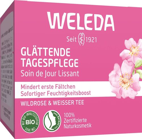 Weleda, Weleda - Glättende Tagespflege Wildrose & Weisser Tee, 40 ml
