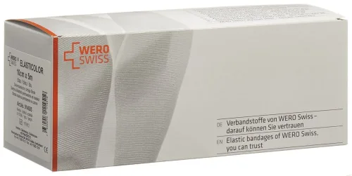 WERO SWISS, WERO SWISS Elasticolor elastische Binde 5mx10cm blau (10 Stk)