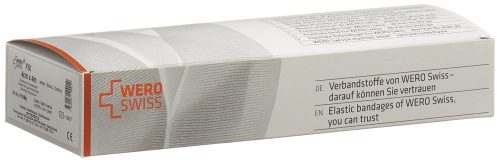 WERO SWISS, WERO SWISS Fix elastische Gazebinde 4mx4cm weiss (20 Stk)