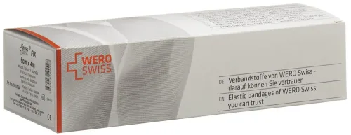 WERO SWISS, WERO SWISS Fix elastische Gazebinde, 4mx6cm, weiss (20 Stk)