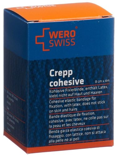 WERO SWISS, WERO SWISS Lux K-10 elastische Fixierbinde 4mx8cm weiss (1 Stk)