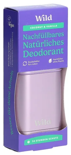 Wild Deodorant Starterset Stick Purple + Coconut Vanilla 40 g