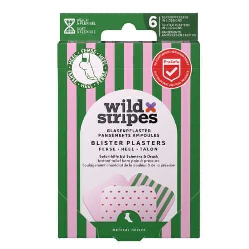Wild Stripes, Wild Stripes Blasenpflaster Rosy Stripes, Einheitsgrösse (6 Stk)