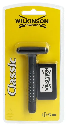 Wilkinson, WILKINSON SWORD Classic Rasierer + 5 Rasierklingen (1 Stk)
