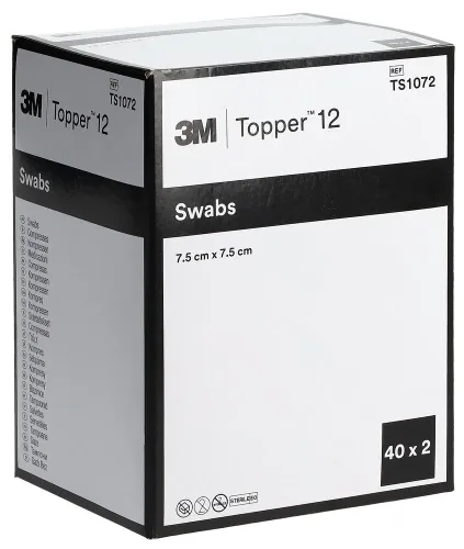 Topper 12 NW Kompressen 7.5x7.5cm steril 80 Stk