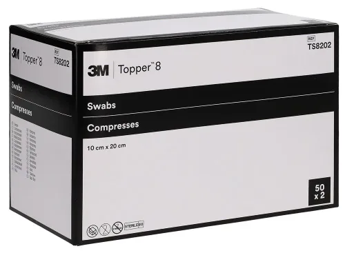 Topper 8 NW Kompressen 10x20cm steril 100 Stk