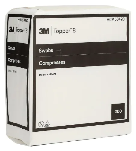 Topper 8 NW Kompressen 10x20cm unsteril 200 Stk
