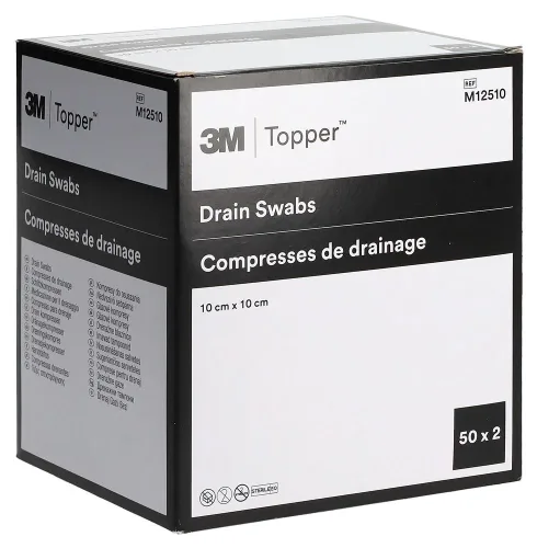 Topper Schlitzkompressen 10x10cm steril 50 Btl 2 Stk