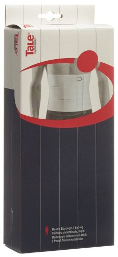 TaLe, TaLe Bauchbandage 22.5, 111-150cm, 3-bahn, weiss (1 Stk)