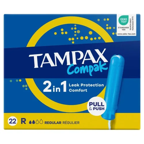 Tampax, TAMPAX Tampons Compak Regular (22 Stk)