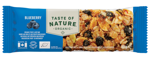 Taste of Nature, TASTE OF NATURE Riegel Blueberry 40 g