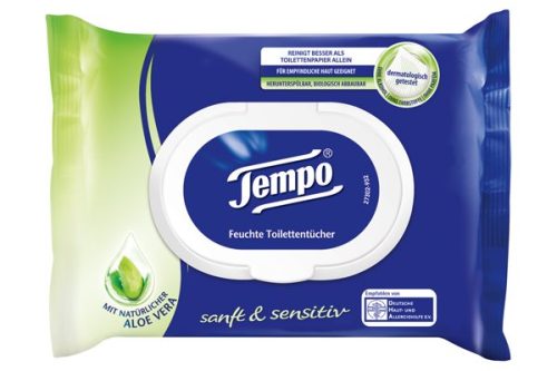 Tempo, Tempo Feuchte Toilettentücher Sanft & Sensitiv (42 Stk)