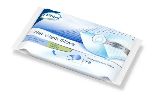 Tena, Tena Wet Wash Handschuhe parfümiert (8 Stk)