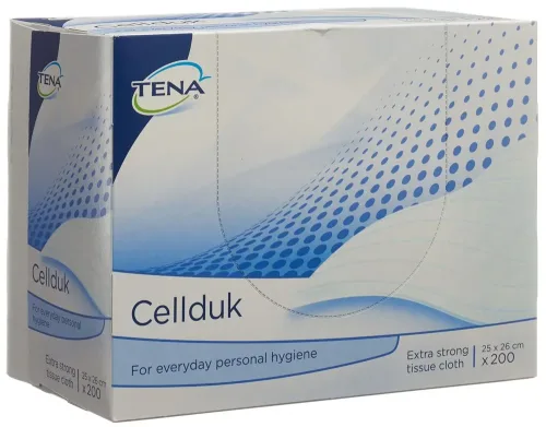 Tena, Tena Cellduk Waschhandschuh, 25x26cm (200 Stk)
