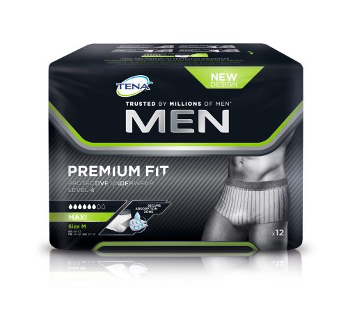 Tena, Tena Men Premium Fit Underwear Level 4, Grösse S/M (12 Stk)