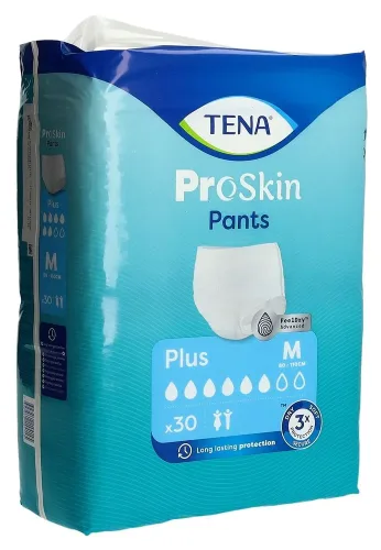 Tena, TENA Pants Plus, Grösse M, 6 Tropfen, Taille 80-110cm (30 Stk)