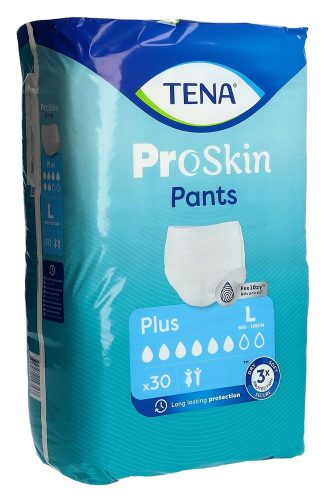 Tena, TENA Pants Plus, Grösse L, 6 Tropfen, Taille 100-135cm (30 Stk)