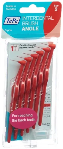 TEPE, TePe Angle Interdental Brush 0.5mm rot (6 Stk)