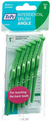 TEPE, TePe Angle Interdental Brush 0.8mm grün (6 Stk)