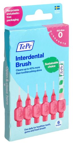 TEPE, TePe Interdentalbürste 0.4mm, pink (6 Stk)