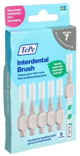 TEPE, TePe Interdentalbürste 1.3mm, grau (6 Stk)