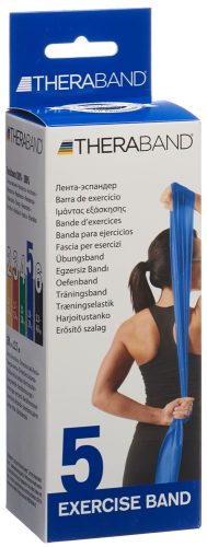 TheraBand, Theraband, blau, extra stark, 2.5mx12.7cm (1 Stk)