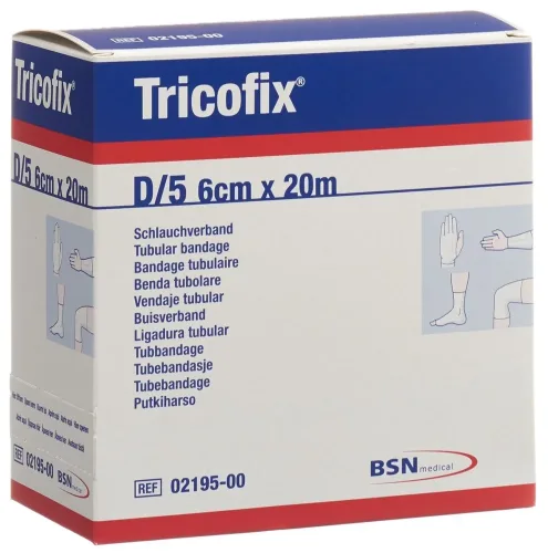 Tricofix, Tricofix Schlauchverband Grösse D/5 6cmx20m (1 Stk)