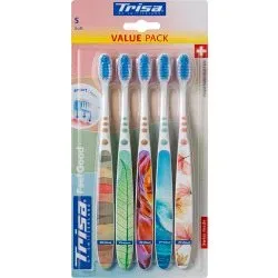 Trisa, Trisa - Feelgood soft Zahnbürste 5er Pack, 5 Stücke