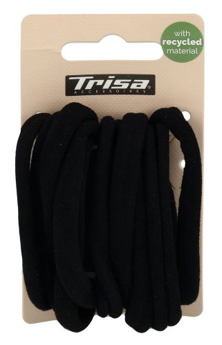 Trisa, TRISA Haargummi schwarz ohne Metal ass 10 Stk
