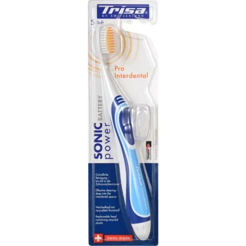 Trisa, Trisa SonicPower Battery Pro Schallzahnbürste – weiss