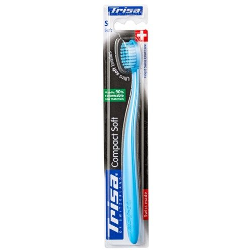 Trisa, Trisa - Zahnbürste Compact Soft, ultrasoft, 1 Stück