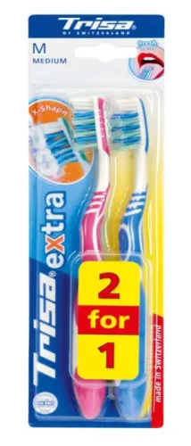 Trisa, TRISA Zahnb&uuml;rste Extra Duo medium